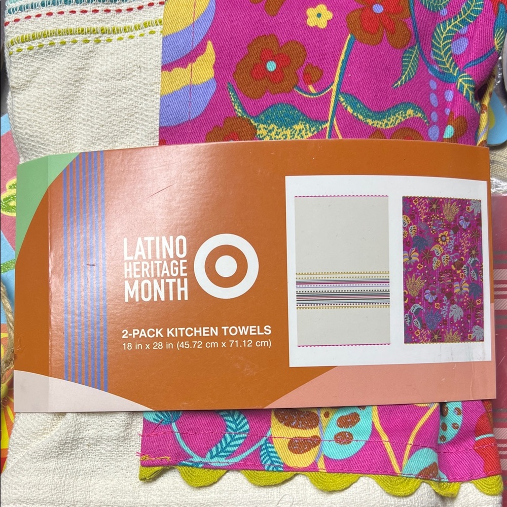 Vibrant Floral Kitchen Towels - 2-Pack